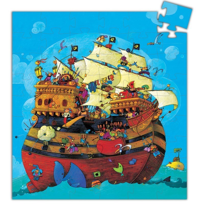 Djeco Puzzle // Barbarossa's Boat (54 Parça)