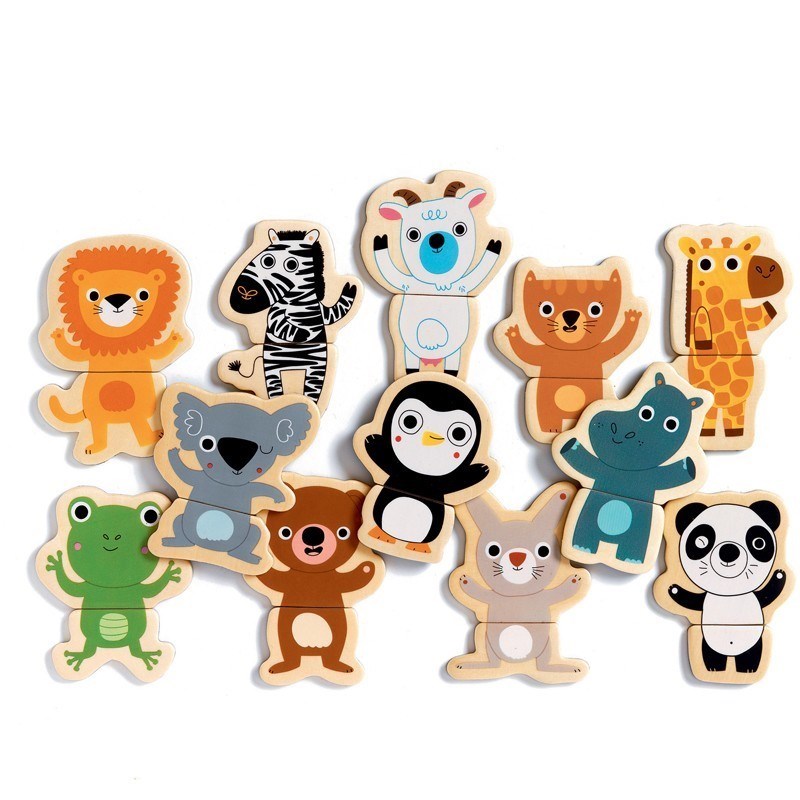 Djeco Mıknatıslı Ahşap Puzzle // Coucou