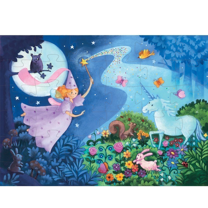 Djeco Puzzle // The Fairy And The Unicorn (36 Parça)