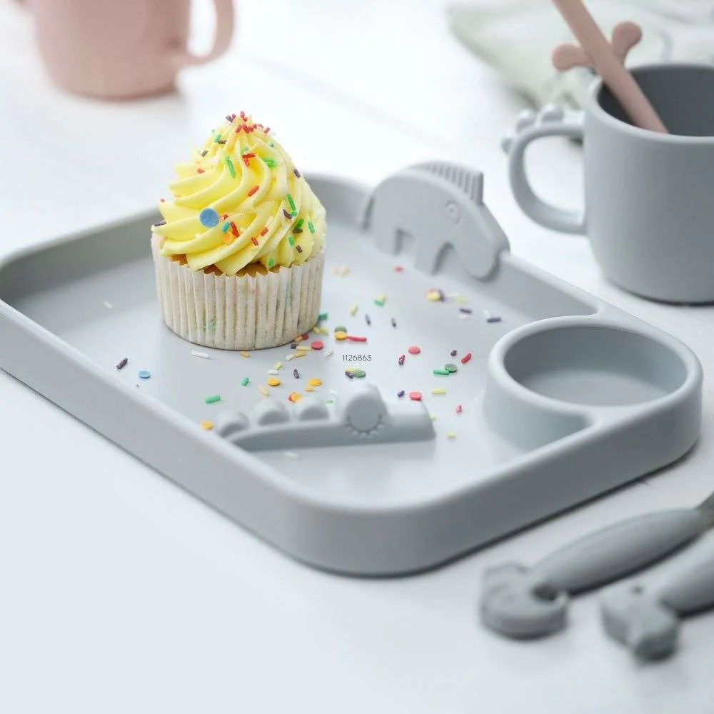 Done by Deer Paslanmaz &Ccedil;elik &Ccedil;atal Kaşık Bı&ccedil;ak Seti // Deer Friends - Gri