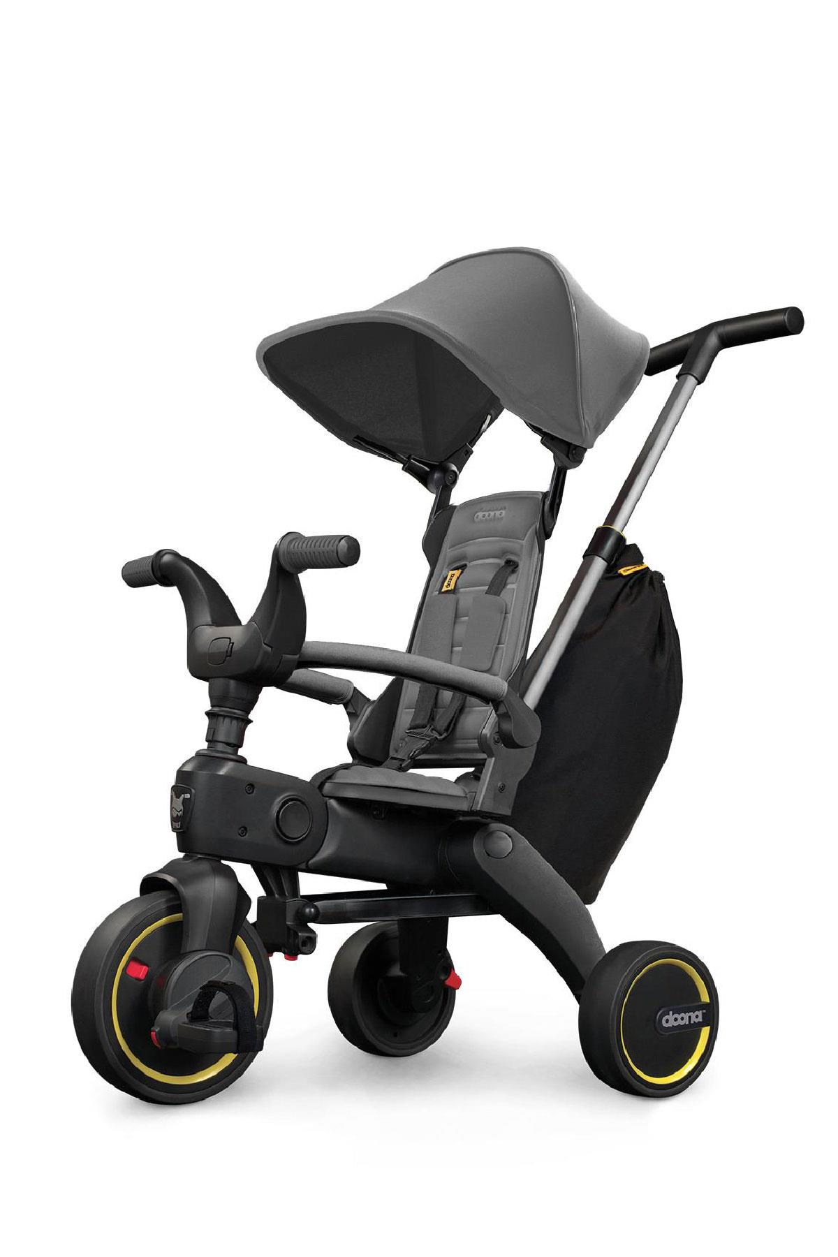Doona Liki Trike Tek Par&ccedil;a Katlanır 3 Tekerlekli Bebek Bisikleti S3 // Hound Grey