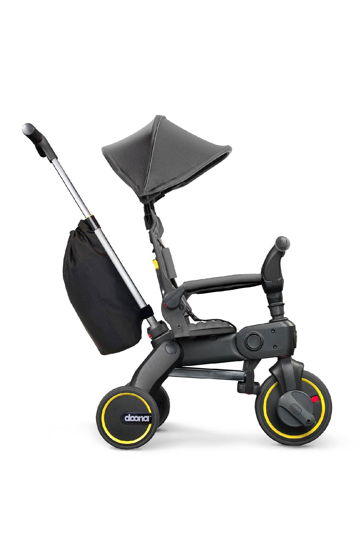 Doona Liki Trike Tek Par&ccedil;a Katlanır 3 Tekerlekli Bebek Bisikleti S3 // Hound Grey