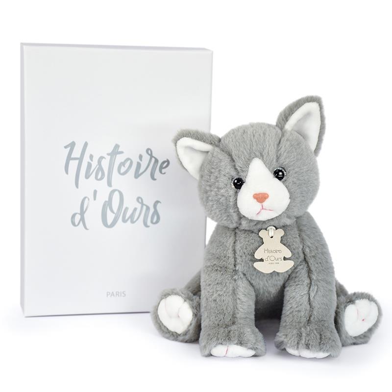Doudou Peluş Gri Yavru Kedi