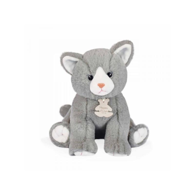 Doudou Peluş Gri Yavru Kedi