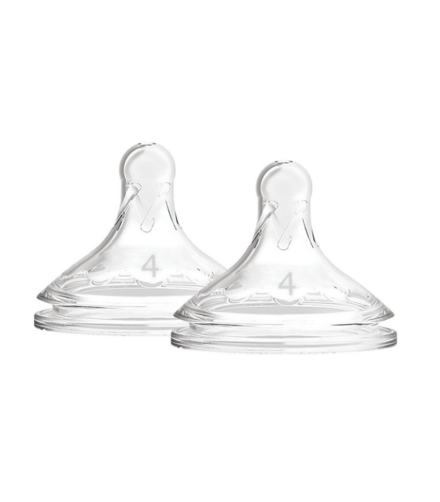 Dr. Brown's Options+ Geniş Ağız Silikon Biberon Emzik - İkili Paket (4. Seviye)