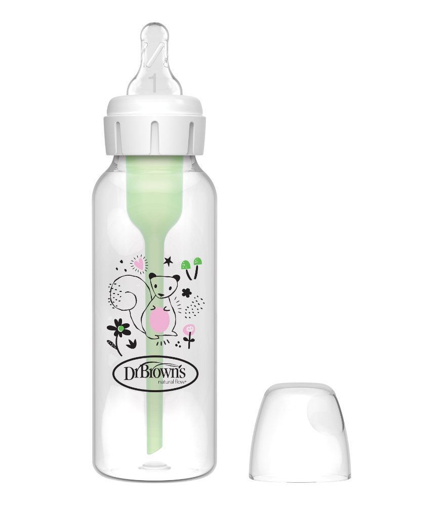 Dr. Brown&rsquo;s&reg; Antikolik Options+ Dar Ağız PP Biberon (250 ml) // Sincap