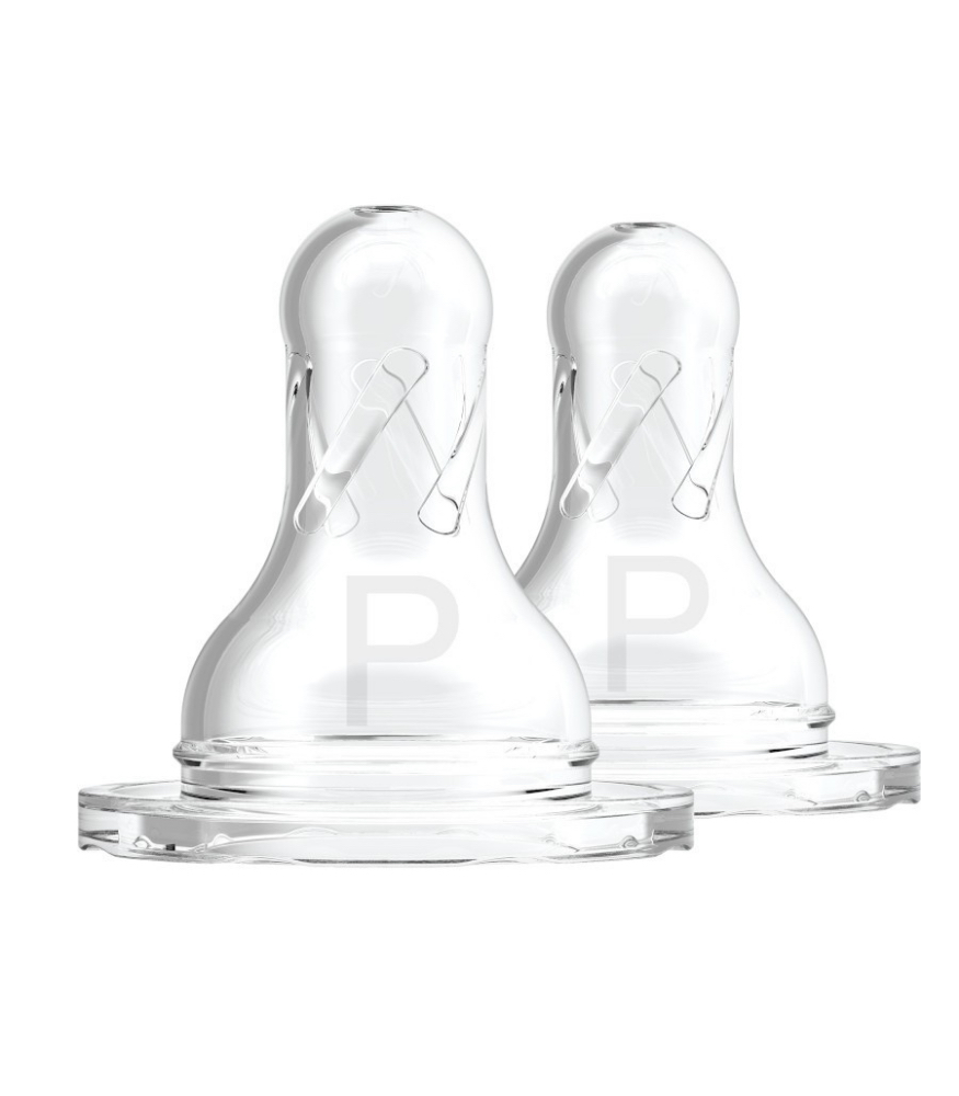 Dr. Brown's Options+ Dar Ağız Biberon Silikon Emzik - İkili Paket (Prematüre)