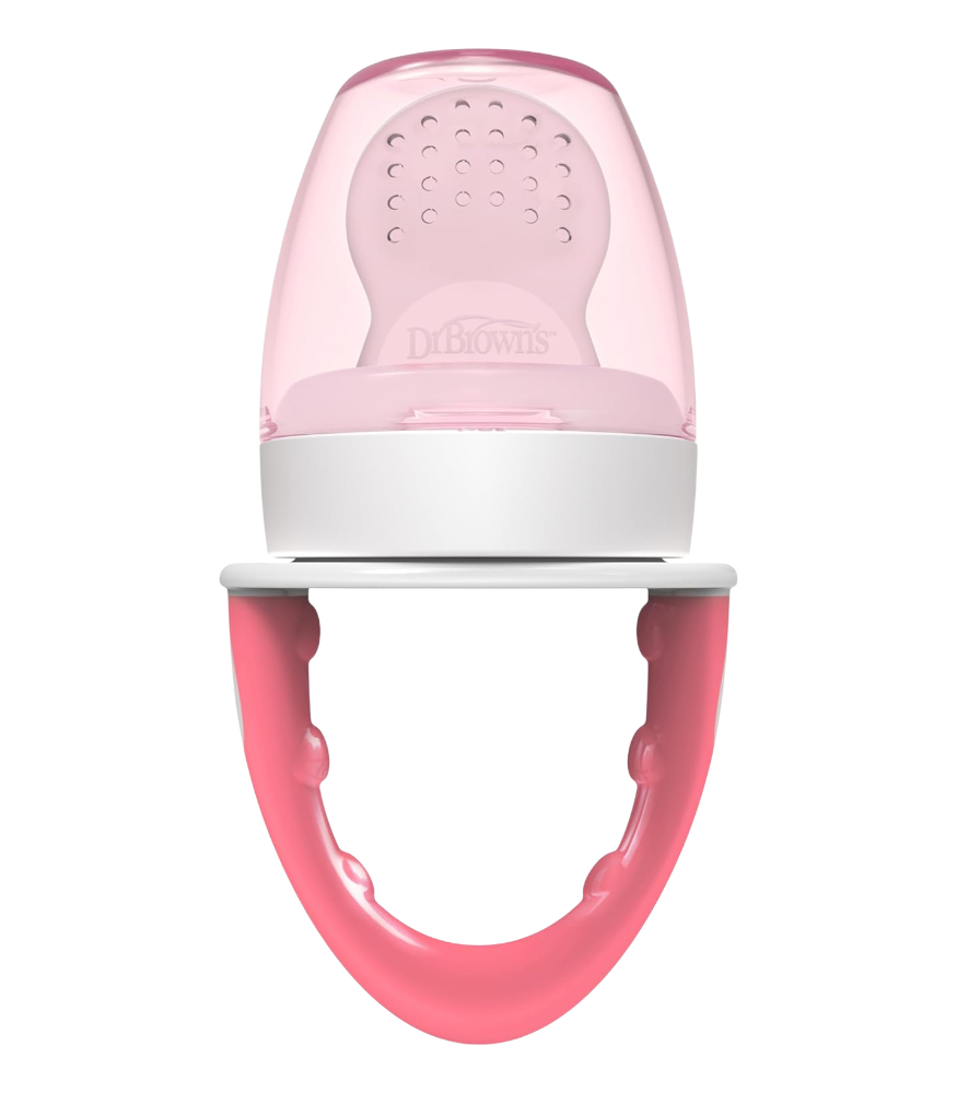 Dr. Brown's Fresh Firsts Silikon Meyve Sebze Filesi // Pembe