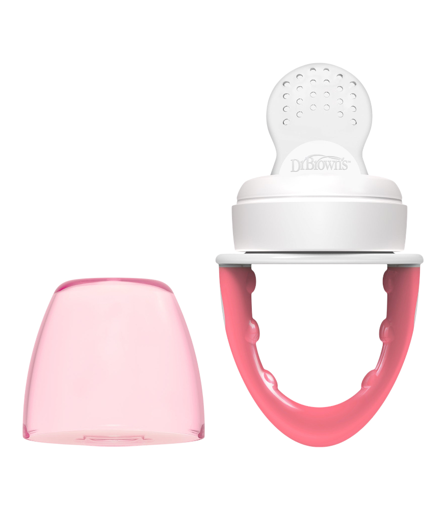 Dr. Brown's Fresh Firsts Silikon Meyve Sebze Filesi // Pembe