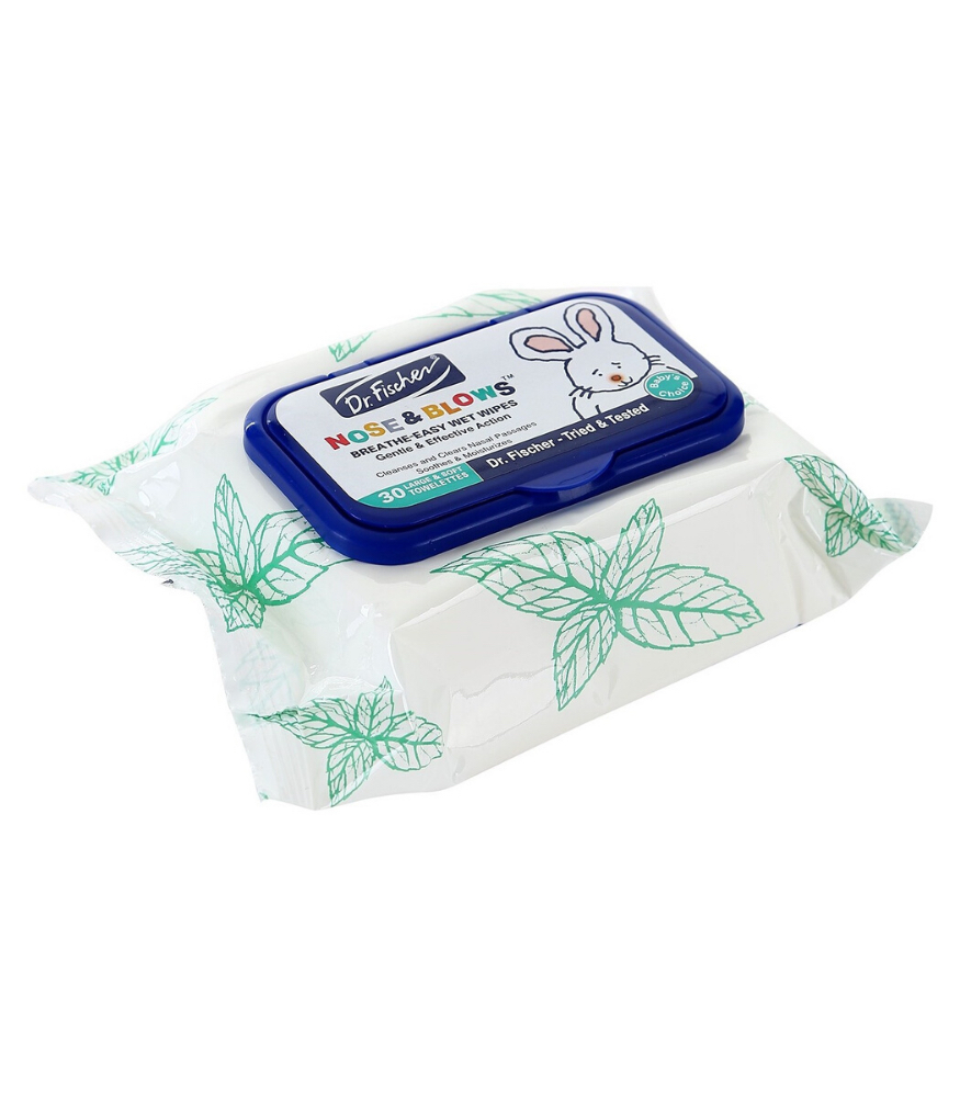 Dr. Fischer Baby Care Burun Açma ve Nefes Almayı Rahatlatan Islak Mendiller-kb