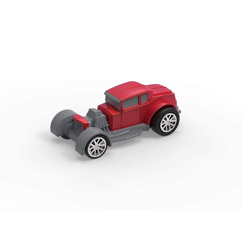 Driven 4'lü Çek-Bırak Araba Seti // Mavi-Kırmızı-Mor-Sarı