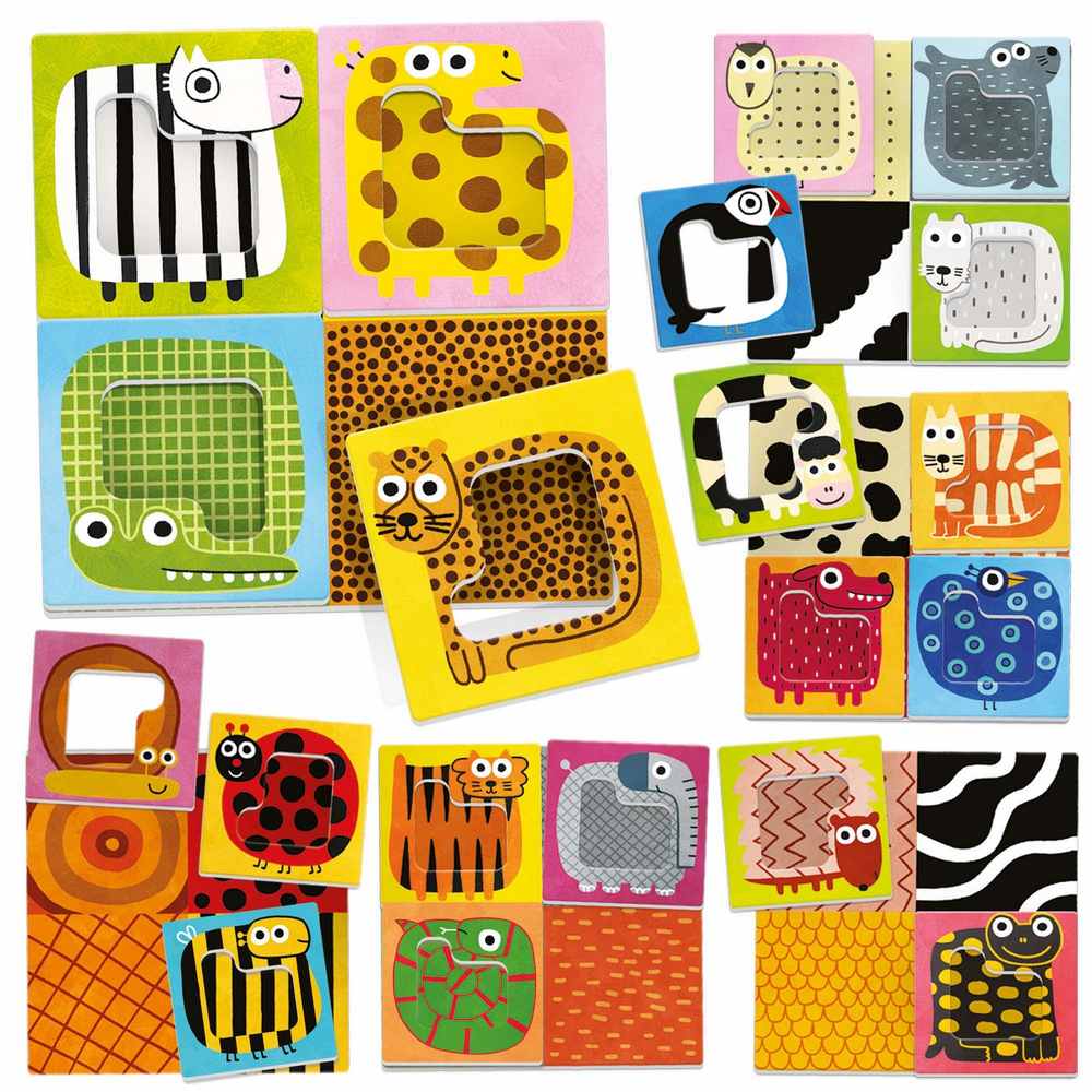 Ecoplay Eşleştirme Puzzle // Animal Colours