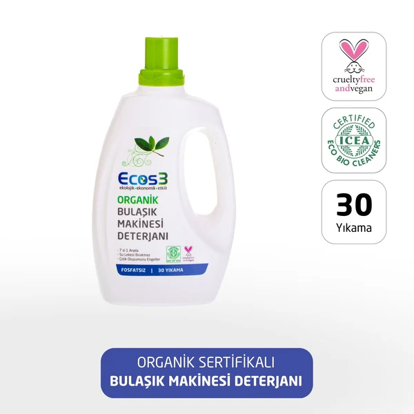Ecos3 Organik Bulaşık Makinesi Deterjanı (750 ml)