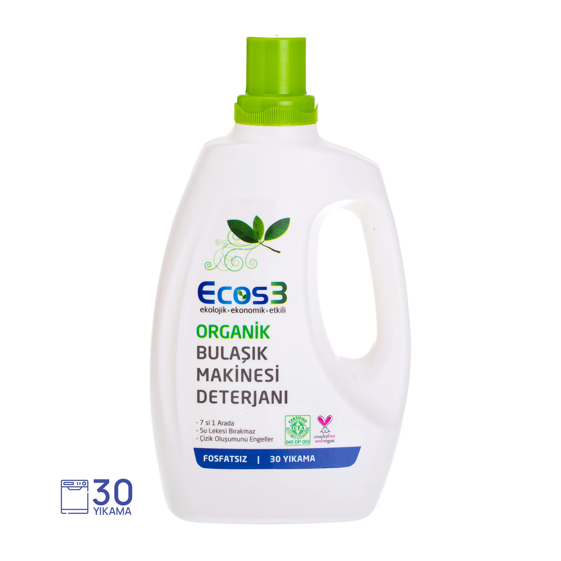 Ecos3 Organik Bulaşık Makinesi Deterjanı (750 ml)