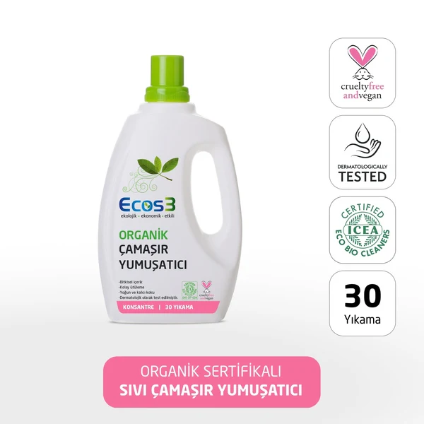 Ecos3 Organik Çamaşır Yumuşatıcı (750 ml)