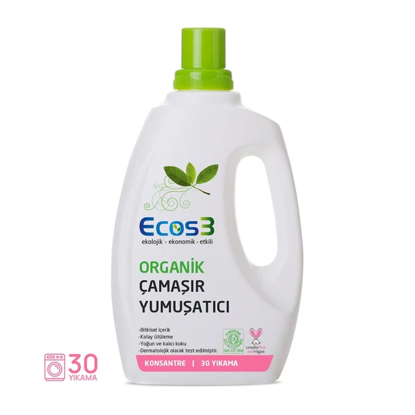 Ecos3 Organik Çamaşır Yumuşatıcı (750 ml)