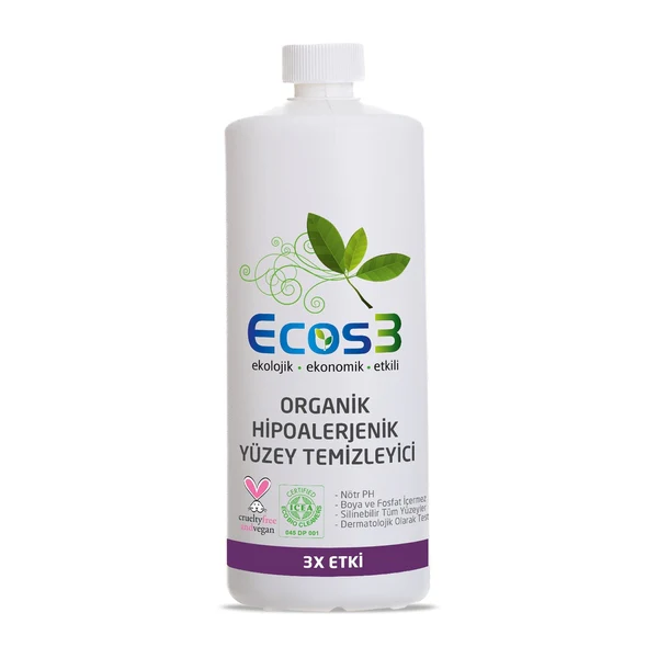 Ecos3 Organik Yüzey Temizleyici (1 lt)