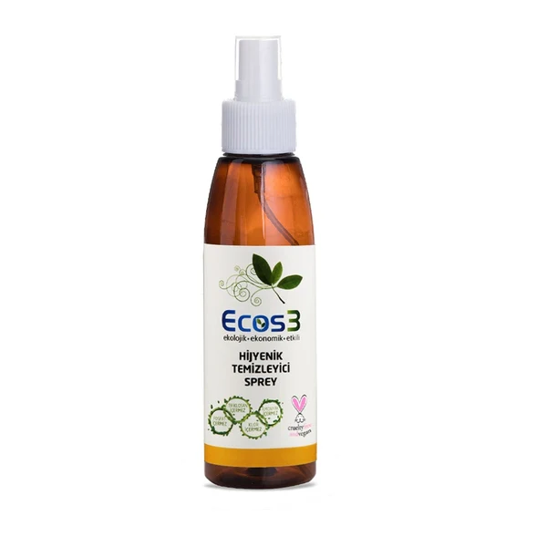 Ecos3 Organik Hijyenik Temizleyici Sprey (125 ml)