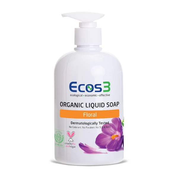 Ecos3 Organik Sıvı Sabun // Floral (500 ml)