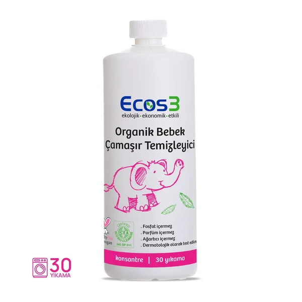 Ecos3 Organik Bebek Çamaşır Temizleyici (1050 ml)