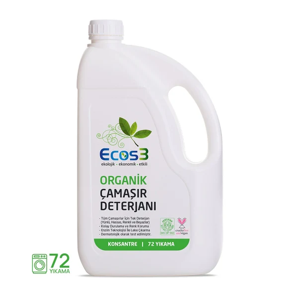 Ecos3 Organik Çamaşır Deterjanı (2.5 lt)