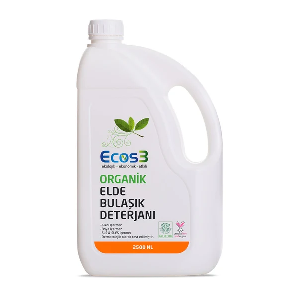 Ecos3 Organik Elde Bulaşık Deterjanı (2.5 lt)