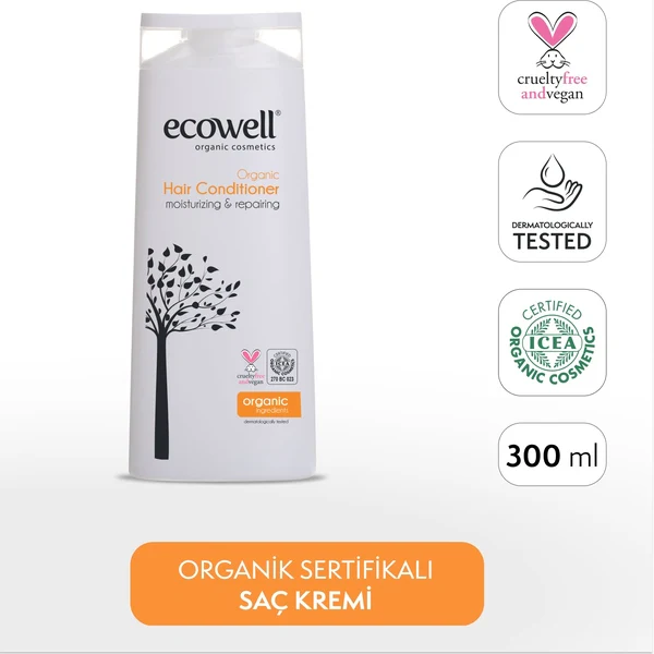 Ecowell Organik Saç Bakım Kremi