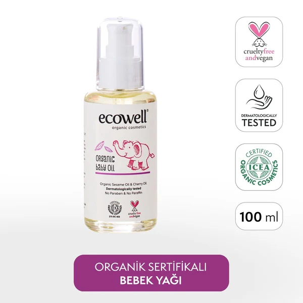 Ecowell Organik Bebek Yağı