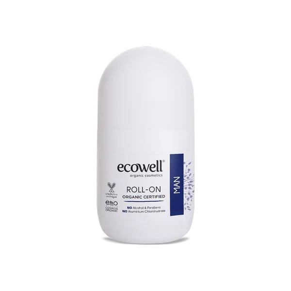 Ecowell Organik Erkek Deodorant Roll-on