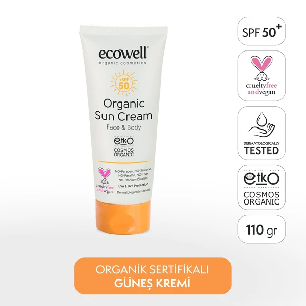 Ecowell Organik Güneş Kremi (SPF 50)