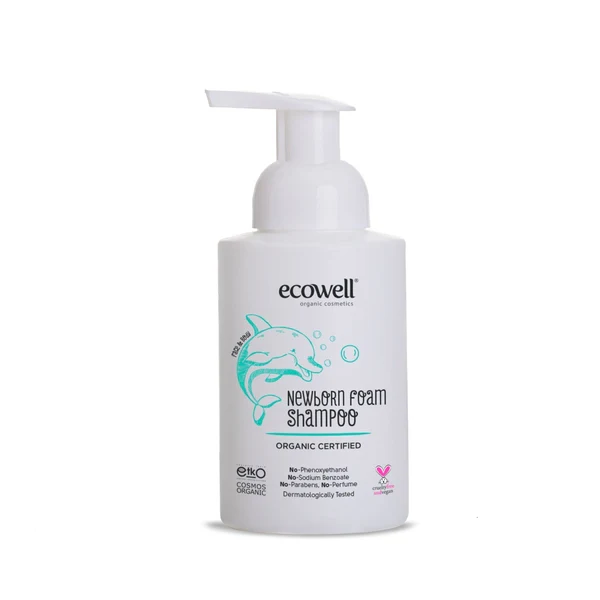 Ecowell Organik Yenidoğan Köpük Şampuan