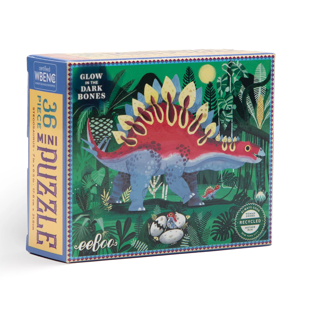Eeboo Mini Yapboz // Stegosaurus (36 Par&ccedil;a)