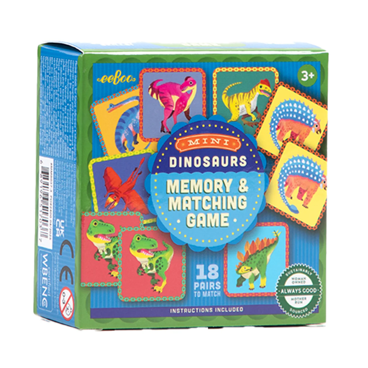 Eeboo Mini Hafıza Oyunu // Dinosaurs