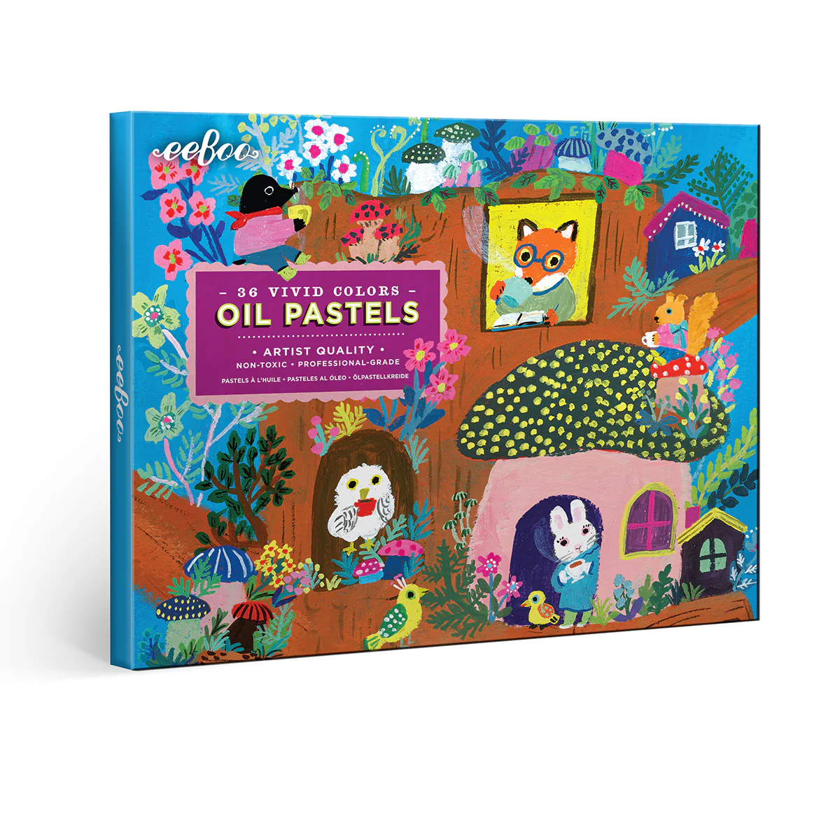 Eeboo Yağlı Pastel Boya (36 Adet) // Mushroom House