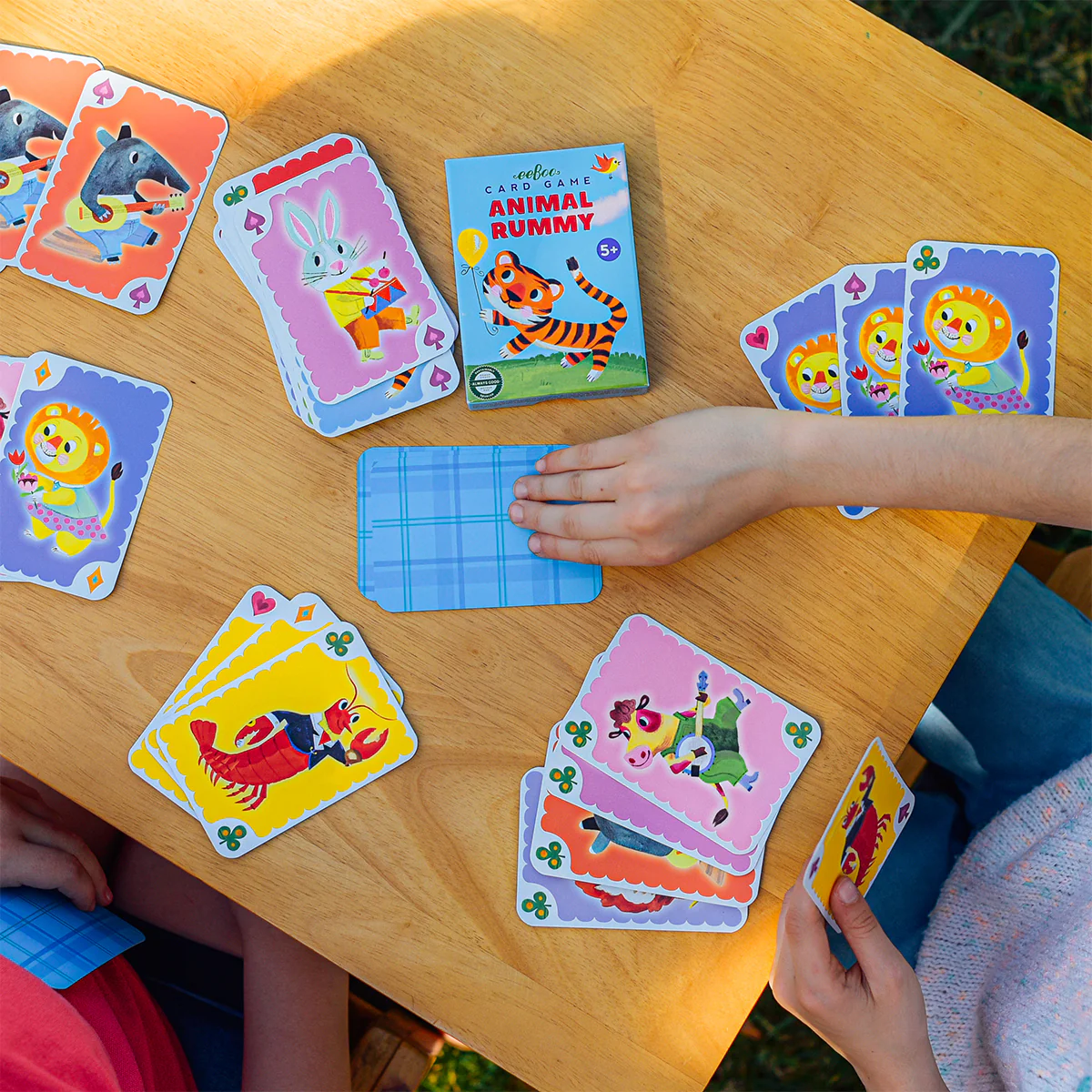 Eeboo Oyun Kartları // Animal Rummy