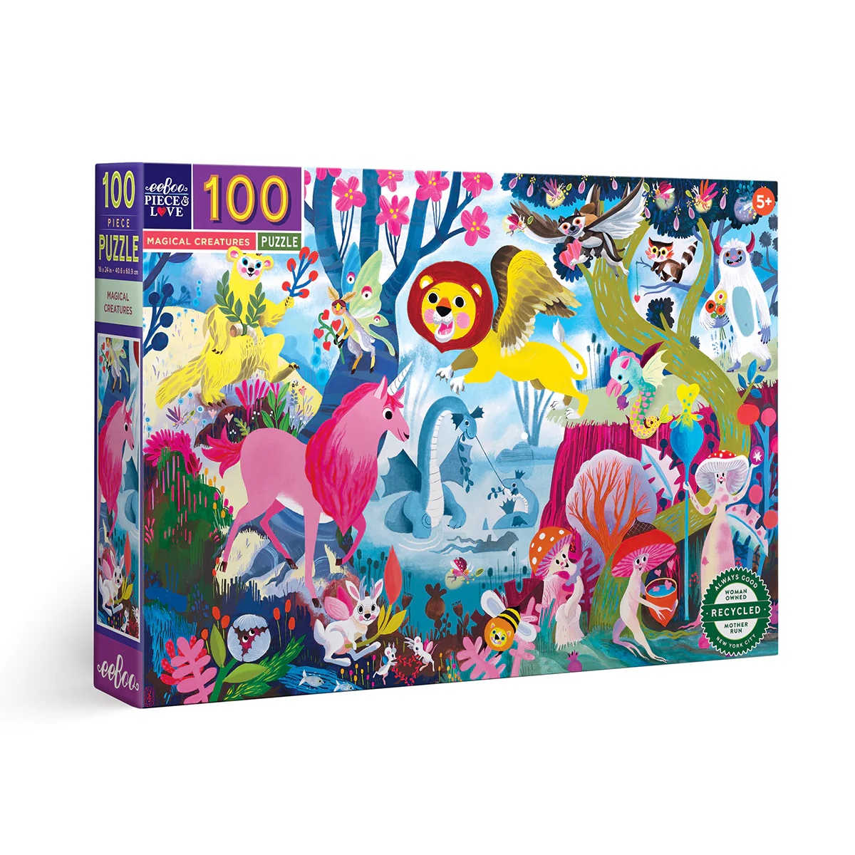 Eeboo Yapboz // Magical Creatures (100 Par&ccedil;a)