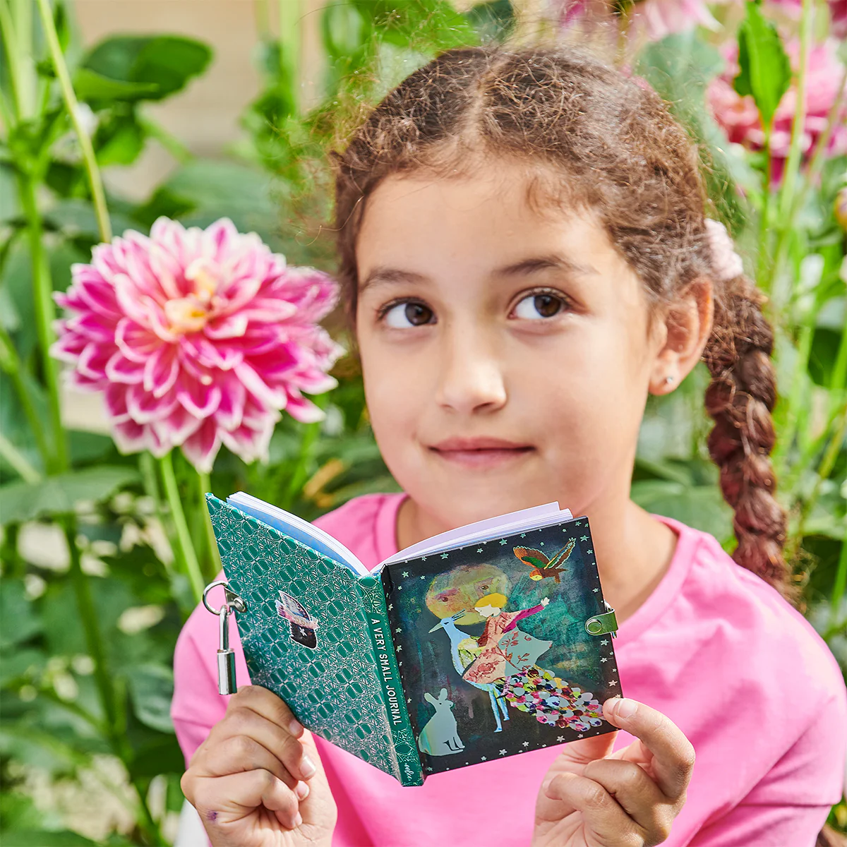 Eeboo Victoria Mini Kilitli G&uuml;nl&uuml;k // Peacock