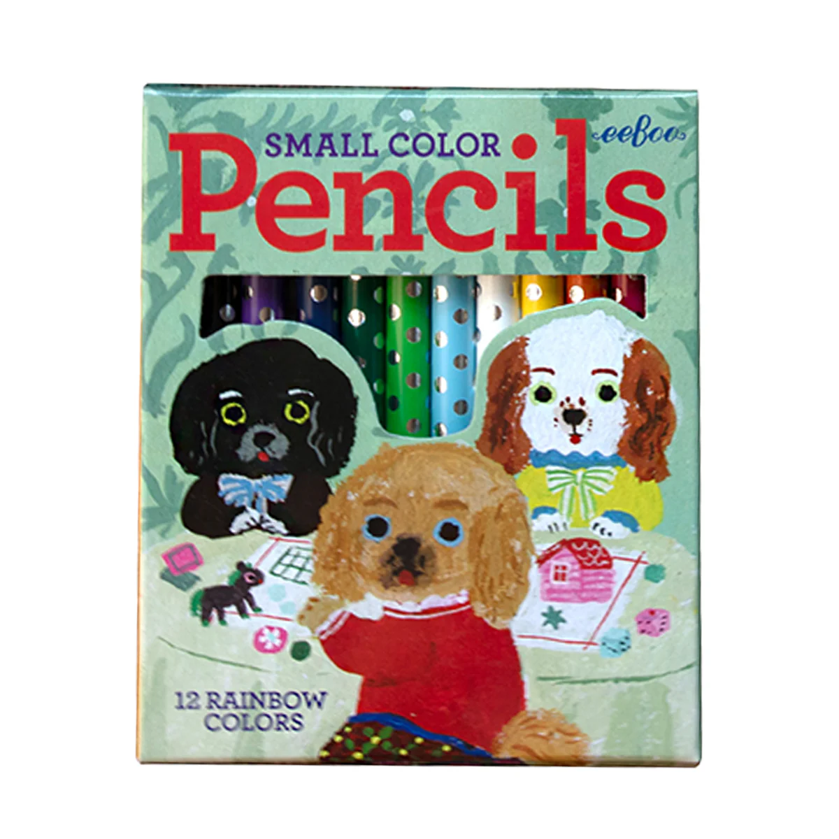 Eeboo Yumi Mini Kuru Boya Kalemi (12 Adet) // Dog