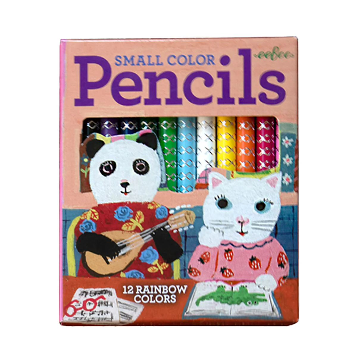 Eeboo Yumi Mini Kuru Boya Kalemi (12 Adet) // Panda