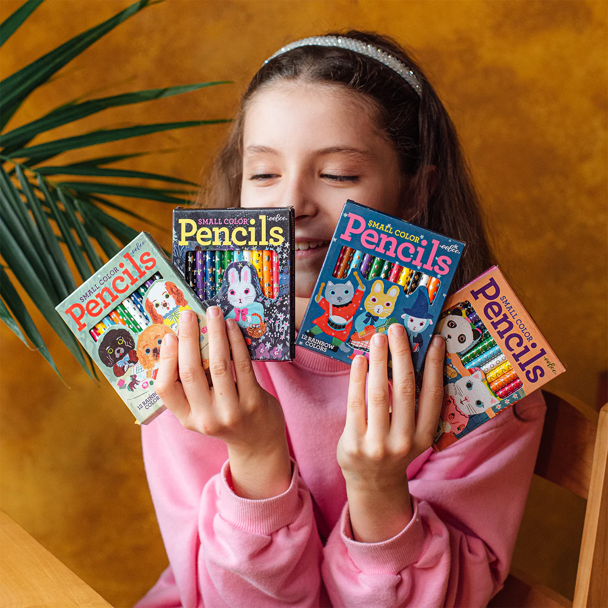 Eeboo Yumi Mini Kuru Boya Kalemi (12 Adet) // Cat