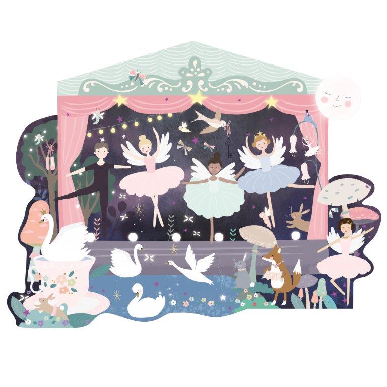 Floss & Rock Shaped Puzzle // Enchanted (80 Parça)