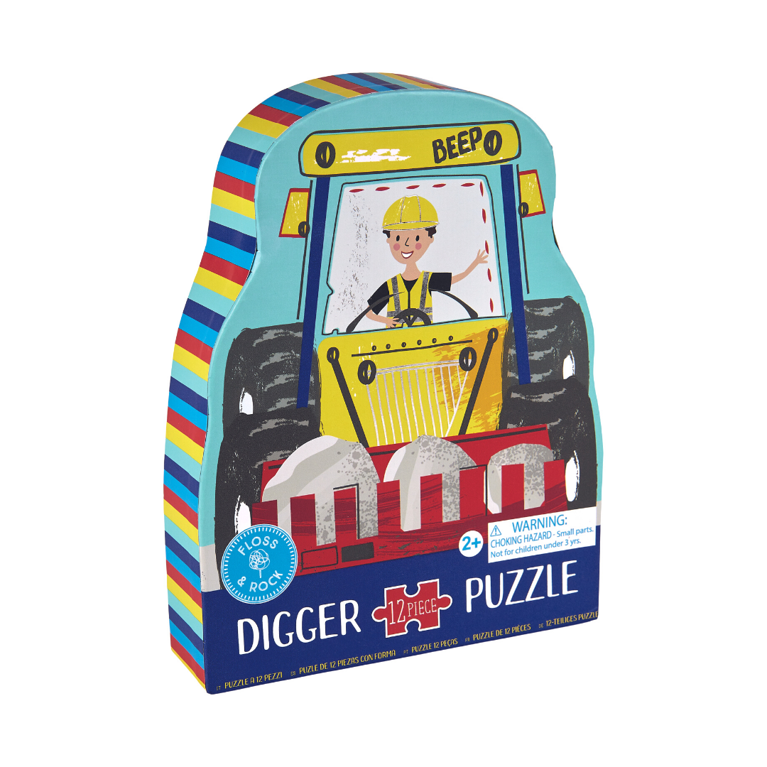 Floss & Rock Shaped Puzzle // Construction (12 Parça)
