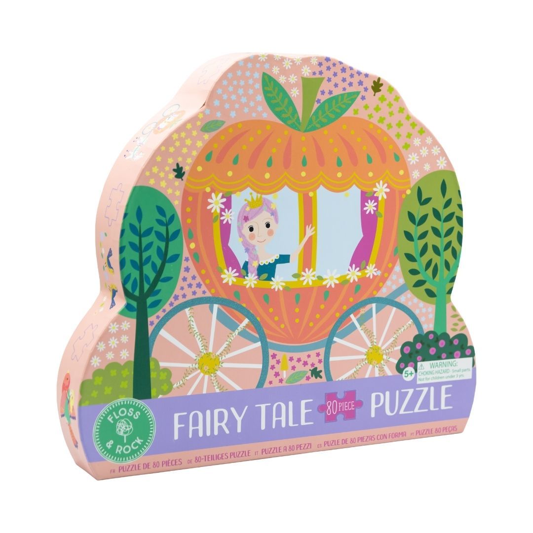 Floss & Rock Shaped Puzzle // Fairy Tale (80 Parça)