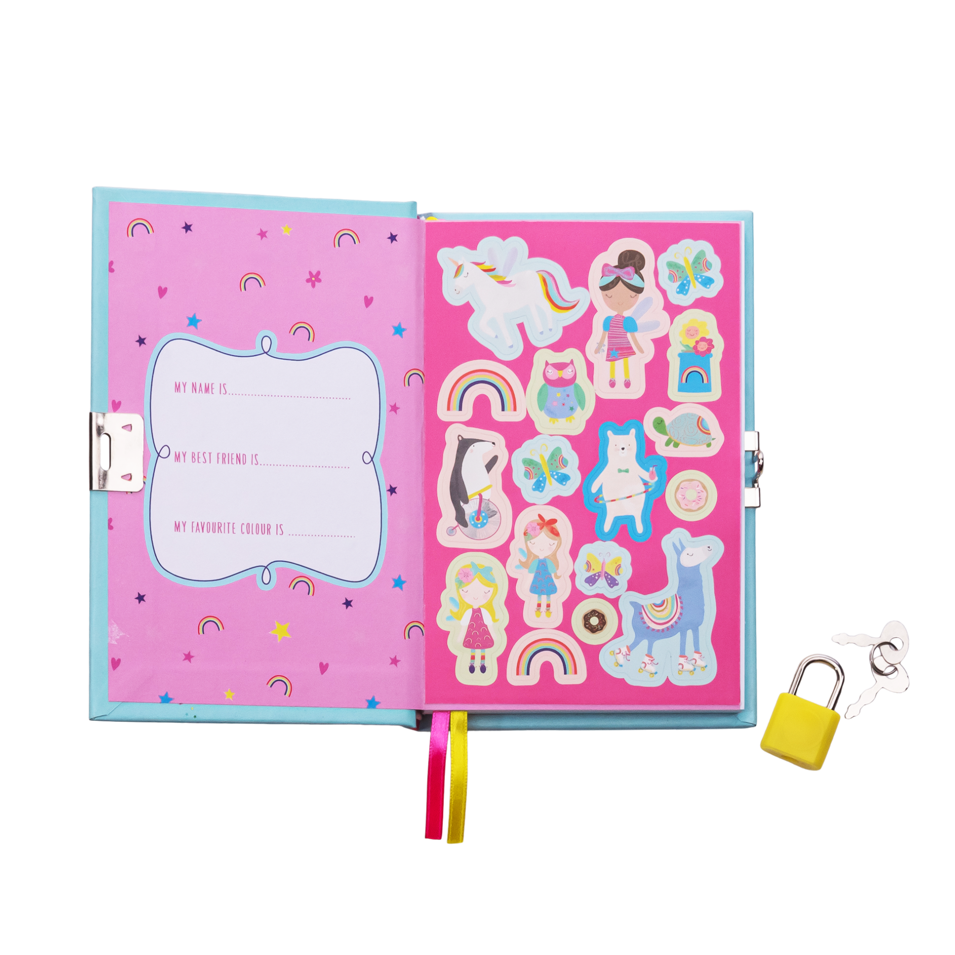 Floss & Rock Kokulu Kilitli G&uuml;nl&uuml;k // Rainbow Fairy