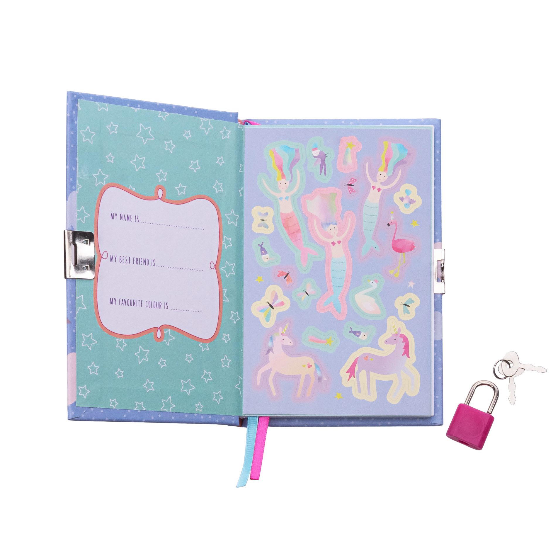 Floss & Rock Kokulu Kilitli Günlük // Fantasy