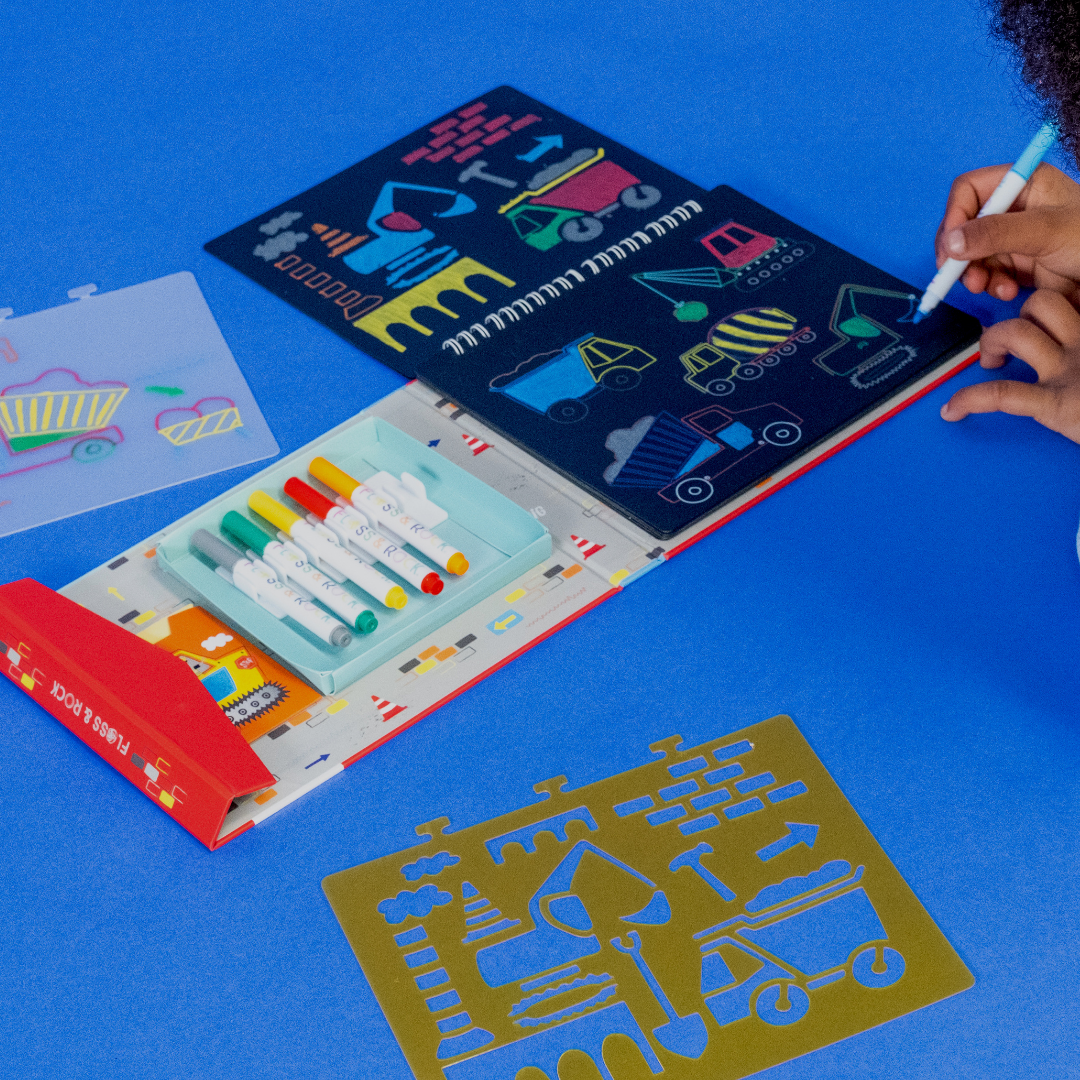 Floss & Rock Chalk Board Eskiz Kitabı // Constuctıon