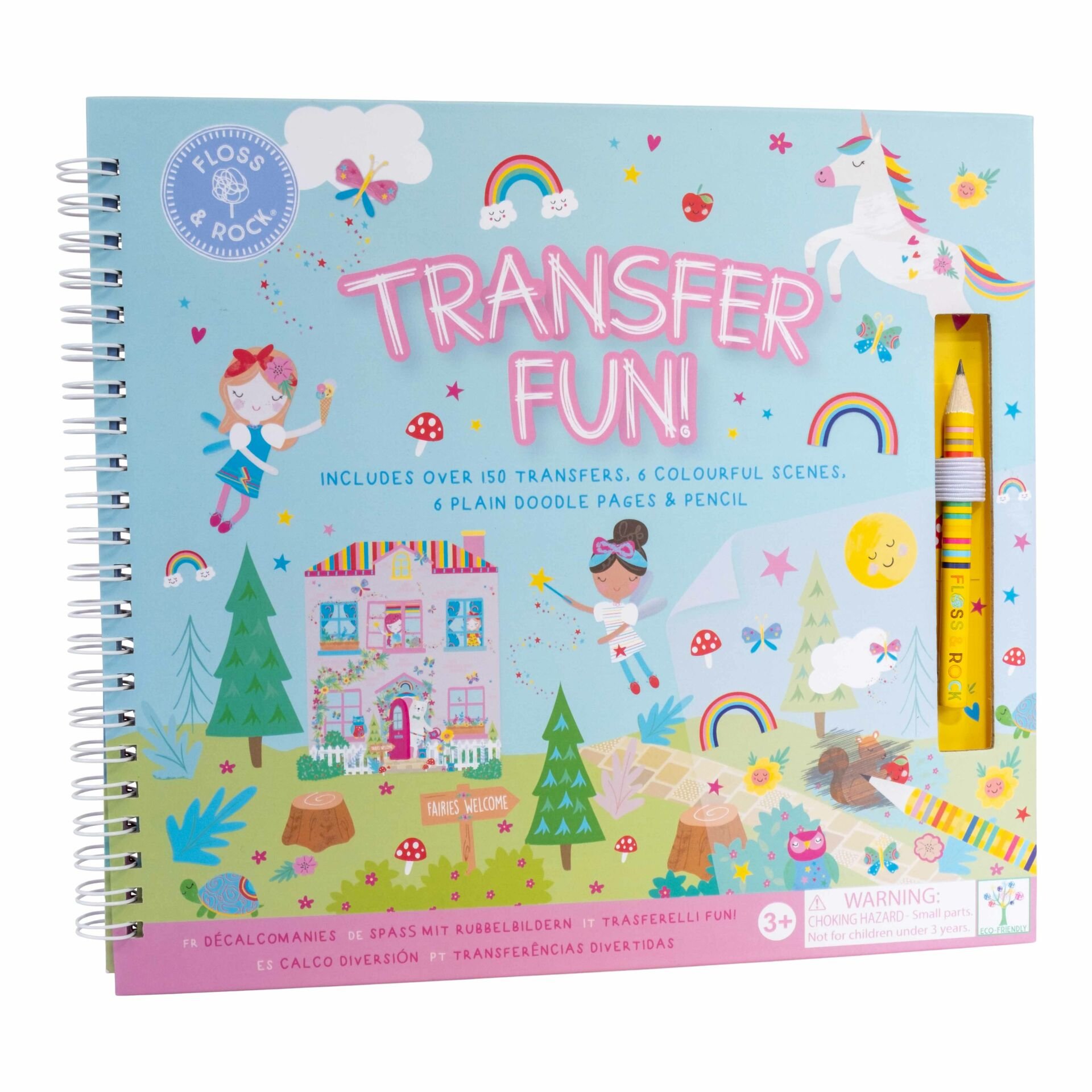 Floss & Rock Transfer Fun Aktivite Kitabı // Rainbow Fairy