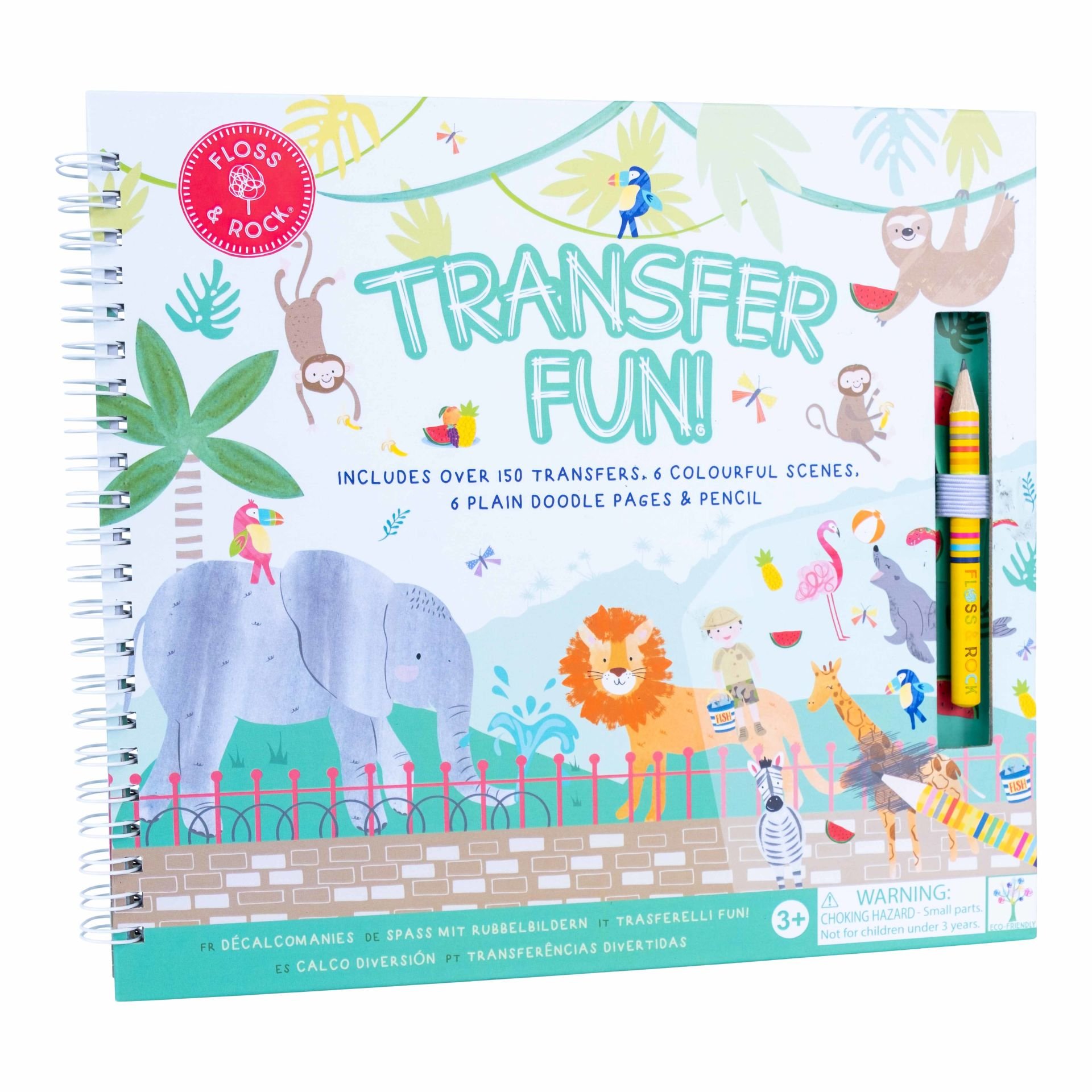 Floss & Rock Transfer Fun Aktivite Kitabı // Jungle