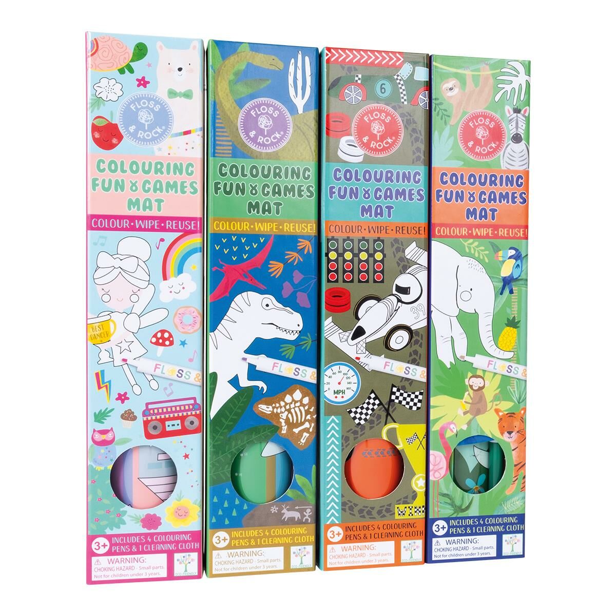 Floss & Rock Boyanabilir Oyun ve Aktivite Matı // Jungle