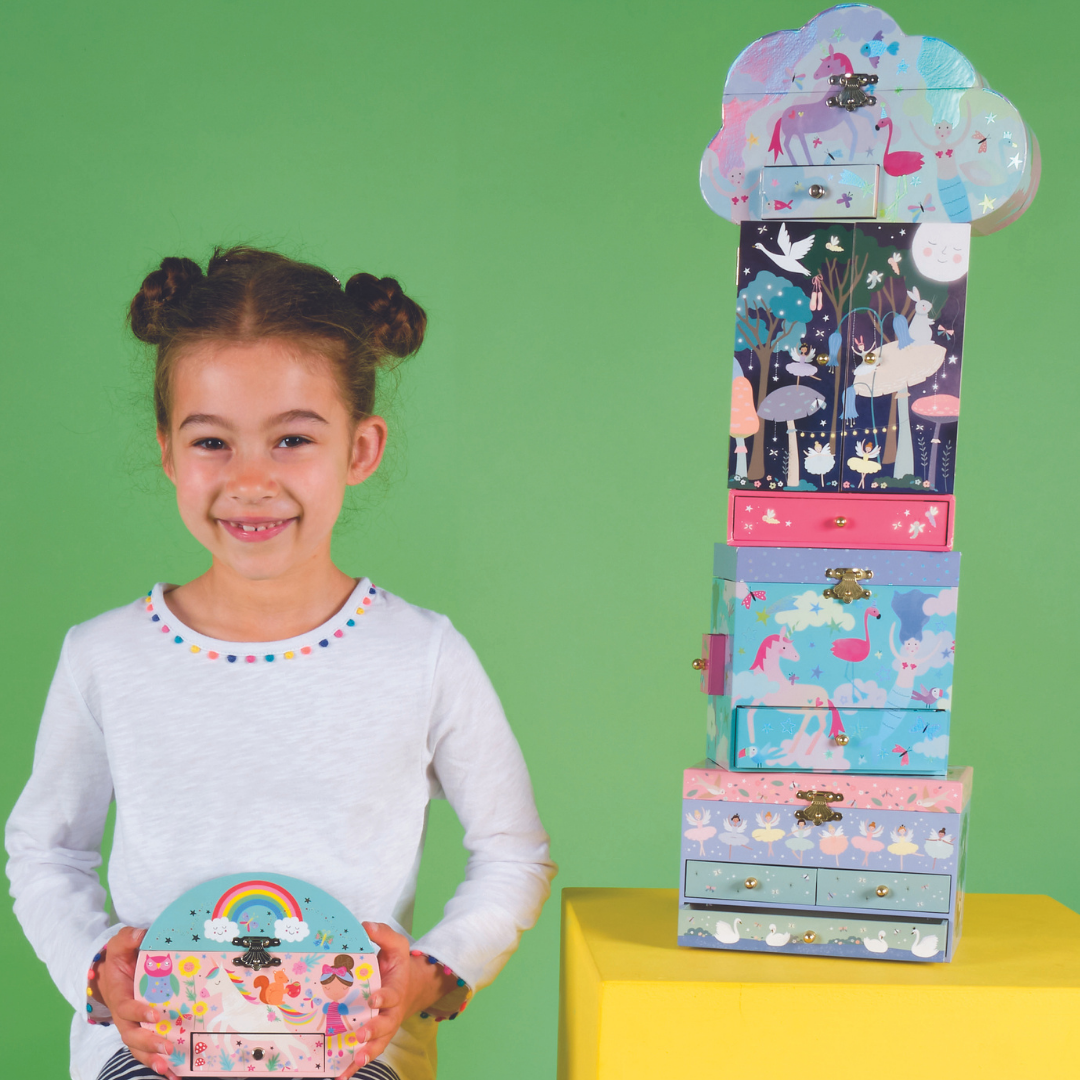 Floss & Rock Müzikli Mücevher Kutusu // Rainbow Fairyy